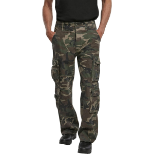 BRANDIT INDIVIDUAL WEAR Men's Authentic Black Cargo Pants (1003-11002)