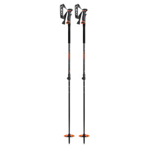 LEKI Helicon Lite Adjustable Anthracite/Orange/Black Ski Poles (65227431)
