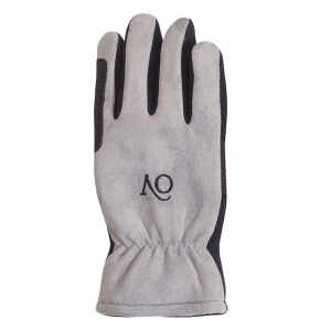 OVATION Women's Polar Fleece Winter Black/Grey Riding Gloves (464681BKGRY) - Ovation