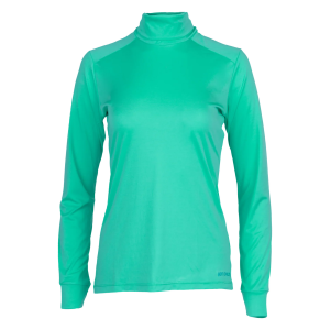 HOT CHILLYS Women's Peach Skins T-Neck Long Sleeve Shirt (HC3054) - Hot Chillys