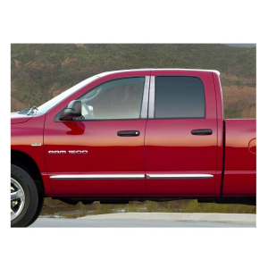 QAA 4-Piece Stainless Steel Pillar Post Trim Fits Dodge Ram 2002-2008 (PP42935)