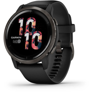 GARMIN Venu 2 GPS Wi-Fi Black/Slate Smartwatch (010-02430-11) - Garmin