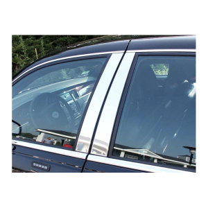 QAA Fits Lincoln Town Car 1998-2011 4 piece Stainless Steel Pillar Post Trim (PP38680)