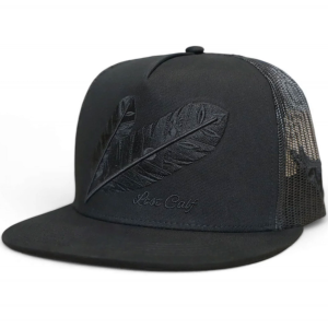 Lost Calf LOST CALF Blackout Tribe Black Flat Cap (LCF00035) - $29.99 at gritroutdoors.com