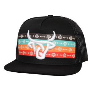 Lost Calf LOST CALF Arrow Black Flat Cap (LC00008) - $29.99 at gritroutdoors.com