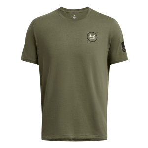 UNDER ARMOUR Men's Freedom Mission Made Marine OD Green/Black T-Shirt (1382996-390) - Under Armour