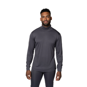 HOT CHILLYS Men's Peach Skins Roll T-Neck Long Sleeve Thermal Shirt (HC3055)