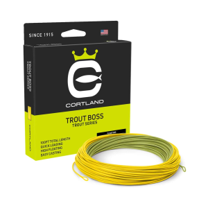 CORTLAND Trout Boss 100ft Green/Yellow Fly Line (466593-PAR)