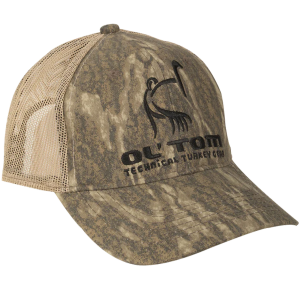 Drake DRAKE Camo Mesh Back Ol Tom Logo Mossy Oak Bottomland Cap (OT25506) - $29.99 at gritroutdoors.com