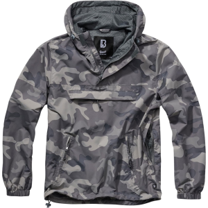 BRANDIT INDIVIDUAL WEAR Light Windbreaker Black Quarter Zip Pullover (3162-11002) - Brandit Individual Wear