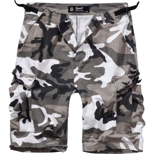 BRANDIT INDIVIDUAL WEAR Men's BDU Ripstop Black Cargo Shorts (2019)