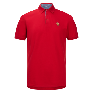 DRAKE Men's Pique Logo Polo (DS4090) - Drake