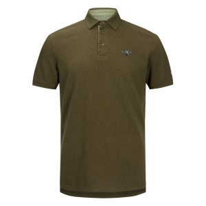 DRAKE Men's Pique Logo Polo (DS4090) - Drake