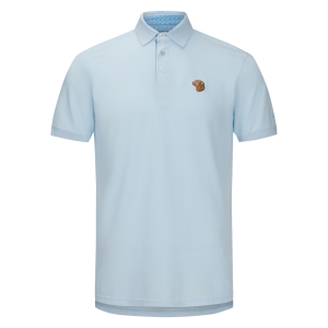 DRAKE Men's Pique Logo Polo (DS4090) - Drake