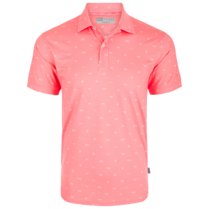 DRAKE Men's Performance Print Polo Shirt (DS4092) - Drake