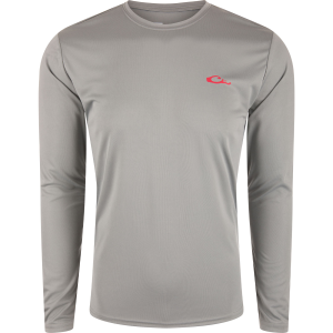 DRAKE Men's Icon Americana Long Sleeve Performance Crew Shirt (DS9550) - Drake