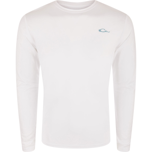 DRAKE Men's Icon Americana Long Sleeve Performance Crew Shirt (DS9550) - Drake