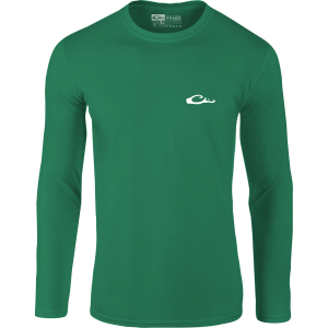 DRAKE Men's Icon Logo Long Sleeve Crew Shirt (DS9551) - Drake