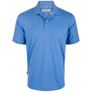 DRAKE Men's Performance Print Polo Shirt (DS4092) - Drake