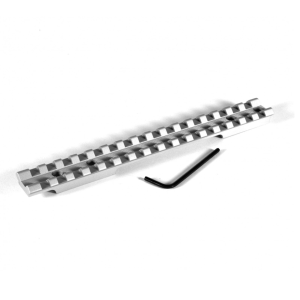 EVOLUTION GUN WORKS Silver Savage Round Back Short Action 20 MOA Picatinny Rail Scope Mount (41012)