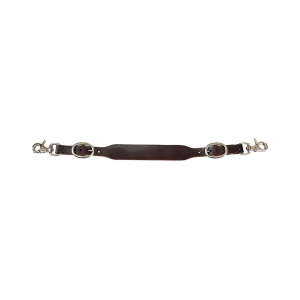 CIRCLE Y Smooth Walnut Leather Wither Strap (0009-0001) - Circle Y