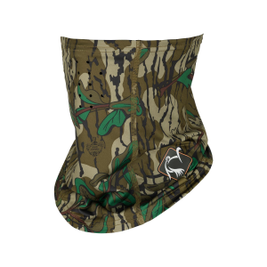 DRAKE Youth Ol' Tom Performance Mossy Oak Greenleaf Face Mask (OT3180-012) - Drake