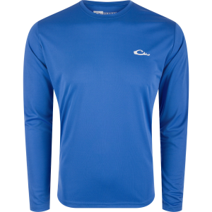 DRAKE Men's Icon Americana Long Sleeve Performance Crew Shirt (DS9550) - Drake