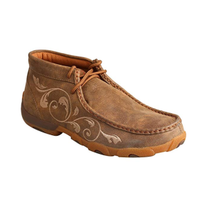 TWISTED X Womens Driving Bomber Moccasins (WDM0041) - Twisted X