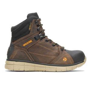 WOLVERINE Men's Rigger EPX CarbonMAX Toe 6in Summer Brown Boots (W10797)