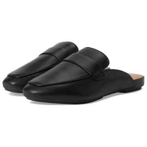 FITFLOP Women's Delicato Black Soft Leather Mules (IT4-001)