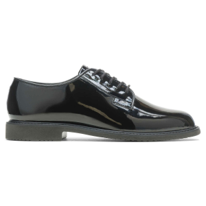 BATES Men's Sentry High Gloss Black Oxford Shoes (E01842)