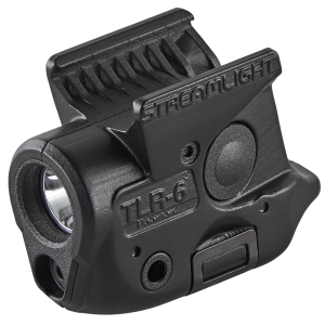 Streamlight TLR-6, Tac Light w/laser, Sig P365, White LED and Red Laser, Includes 2 CR 1/3N Lithium Batteries, Black 69284