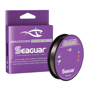 SEAGUAR Smackdown Stealth Gray Braid 010in Fishing Line