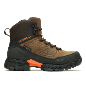 WOLVERINE Men's Surge LX EnergyBound 6in CarbonMax Sudan Brown Work Boots (W080166)