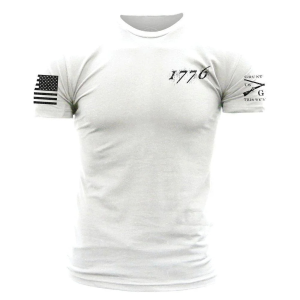 GRUNT STYLE Men's 1776 Flag Short Sleeve Shirt