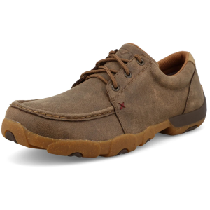 TWISTED X Men's Boat Shoe UltraLite X Shitake Driving Moc (MDMU003)