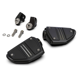 CIRO Twin Rail Footrests w/ Driver Adapters for Gold Wing