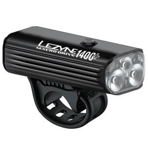 LEZYNE Macro Drive 1400+ Front Satin Black Bicycle Light (1-LED-4-V737)
