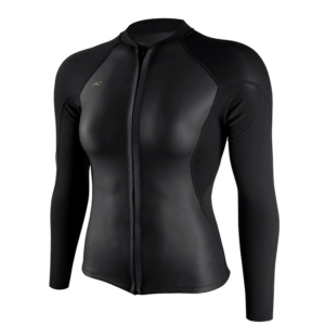 O'NEILL Women's Bahia 1/0.5mm Glide Black/Black/Black Full Zip Jacket (4933-FQ9) - O'neill