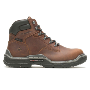 WOLVERINE Men's Raider DuraShocks Waterproof 6in CarbonMAX Peanut Work Boots (W211128)