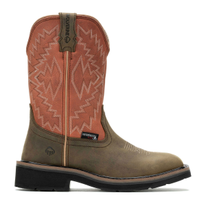 Wolverine Footwear WOLVERINE Women's Rancher Arrow Steel-Toe Wellington Rose Work Boots (W241052) - $115.99 at gritroutdoors.com