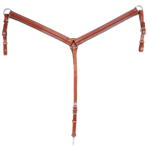 CIRCLE Y Tack BC-1 1/2in Shell Tool Straight Breast Collar (4280-2004) - Circle Y