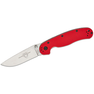 ONTARIO KNIFE COMPANY RAT II 3in Linerlock Red G10 S35VN Folding Knife (ON8064)
