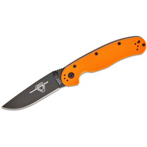 Ontario Knife Company ONTARIO KNIFE COMPANY RAT II 3in Linerlock Orange Folding Knife (ON8861OR) - $39.99 at gritroutdoors.com