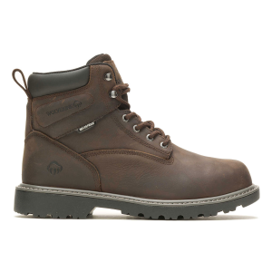 Wolverine Footwear WOLVERINE Men's Floorhand Met-Guard 6in Steel-Toe Dark Brown Work Boots (W231024) - $103.99 at gritroutdoors.com