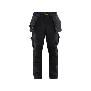 BLAKLADER Black Softshell Pants (161525139900) - Blaklader