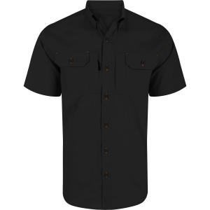 DRAKE Mens Wingshooter Trey Cotton Solid SS Shirt (DS2620) - Drake