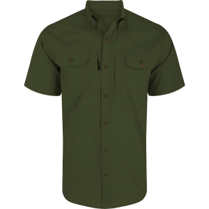 DRAKE Mens Wingshooter Trey Cotton Solid SS Shirt (DS2620) - Drake