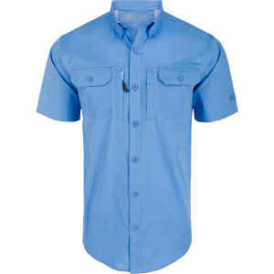 DRAKE Mens Wingshooter Trey Cotton Solid SS Shirt (DS2620) - Drake
