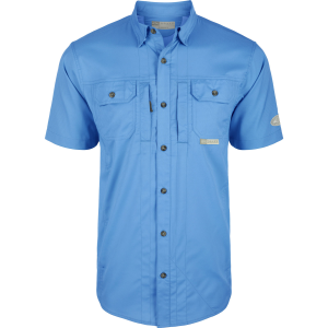 DRAKE Mens Wingshooter Trey Solid Dobby Button-Down SS Shirt (DS2605) - Drake